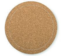 runder Untersetzer aus Kork